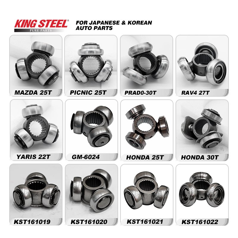 King Steel Japan Auto Parts CV Joint Tripod Bearing Tripod CV Joint for Toyota Camry Hyundai Suzuki Mazda Mitsubishi Honda Fit