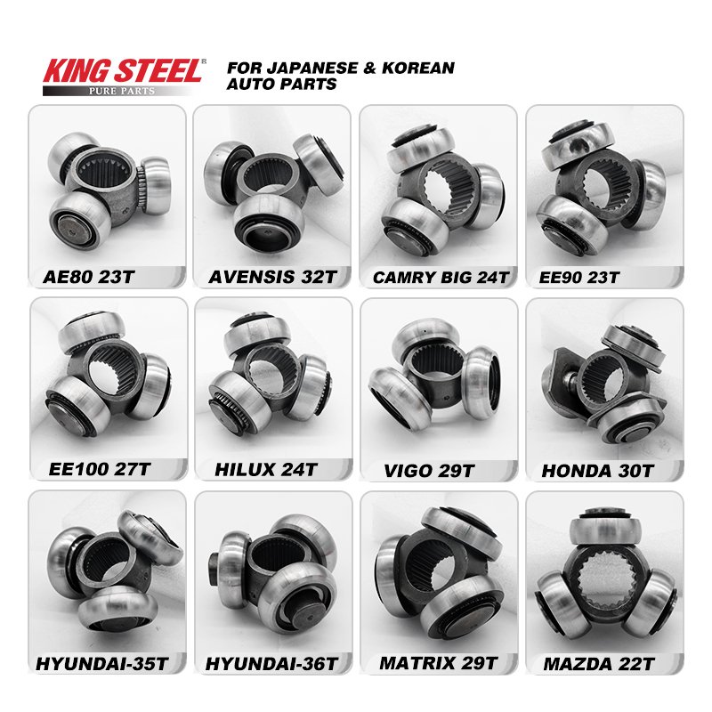 King Steel Japan Auto Parts CV Joint Tripod Bearing Tripod CV Joint for Toyota Camry Hyundai Suzuki Mazda Mitsubishi Honda Fit