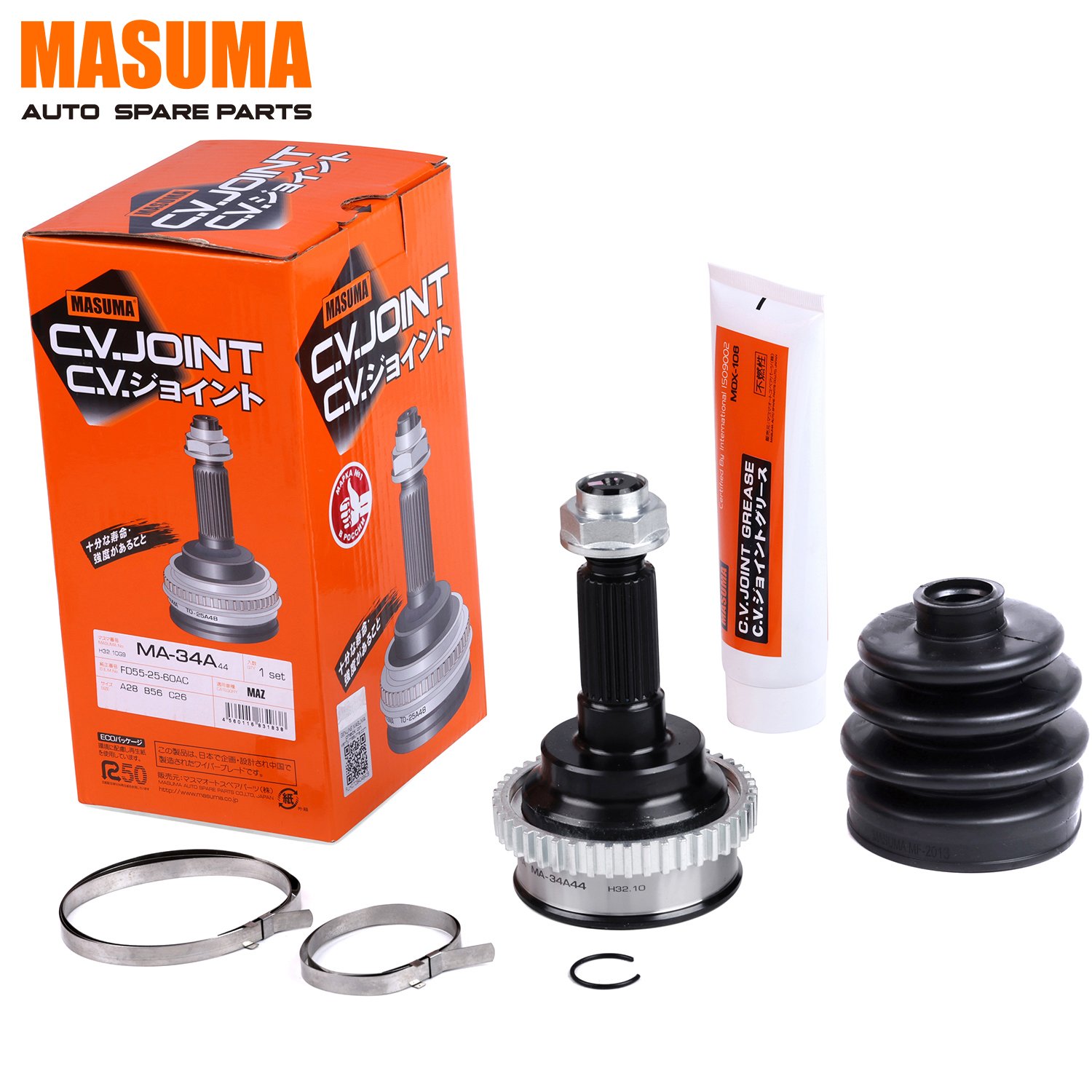 MA-34A44 MASUMA Spare Part Steel CV Joints Kit CR51V 2C FD54-22-610 FD54-22-610A FD54-25-60XA for MAZDA FAMILIA S-WAGON