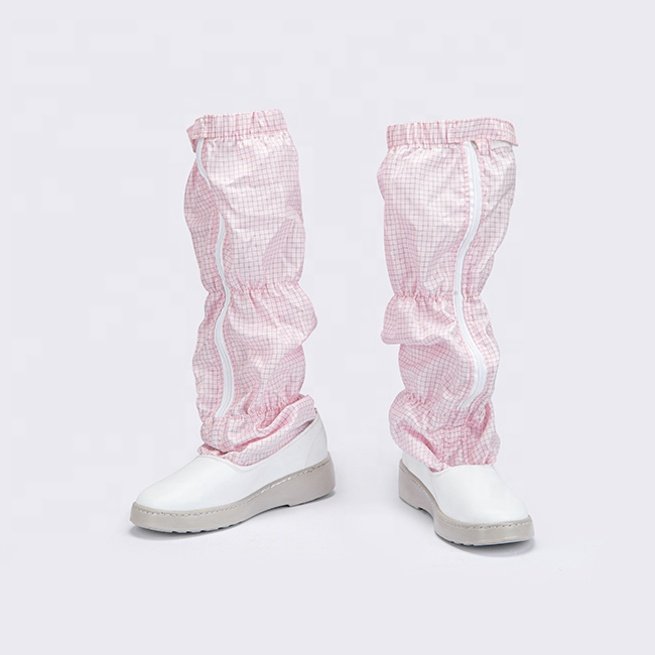 Good Quality Anti-Static Long Boots ESD Antistatic Safety Boots for Electronic Factory Use, OEM Made in Vietnam