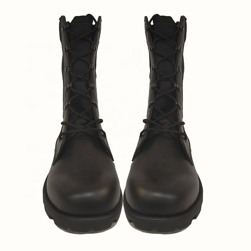 Men's High-top Spring and Fall Thickened Men's Work Boots Outdoor Leather Thick-soled Biker Boots Large Size
