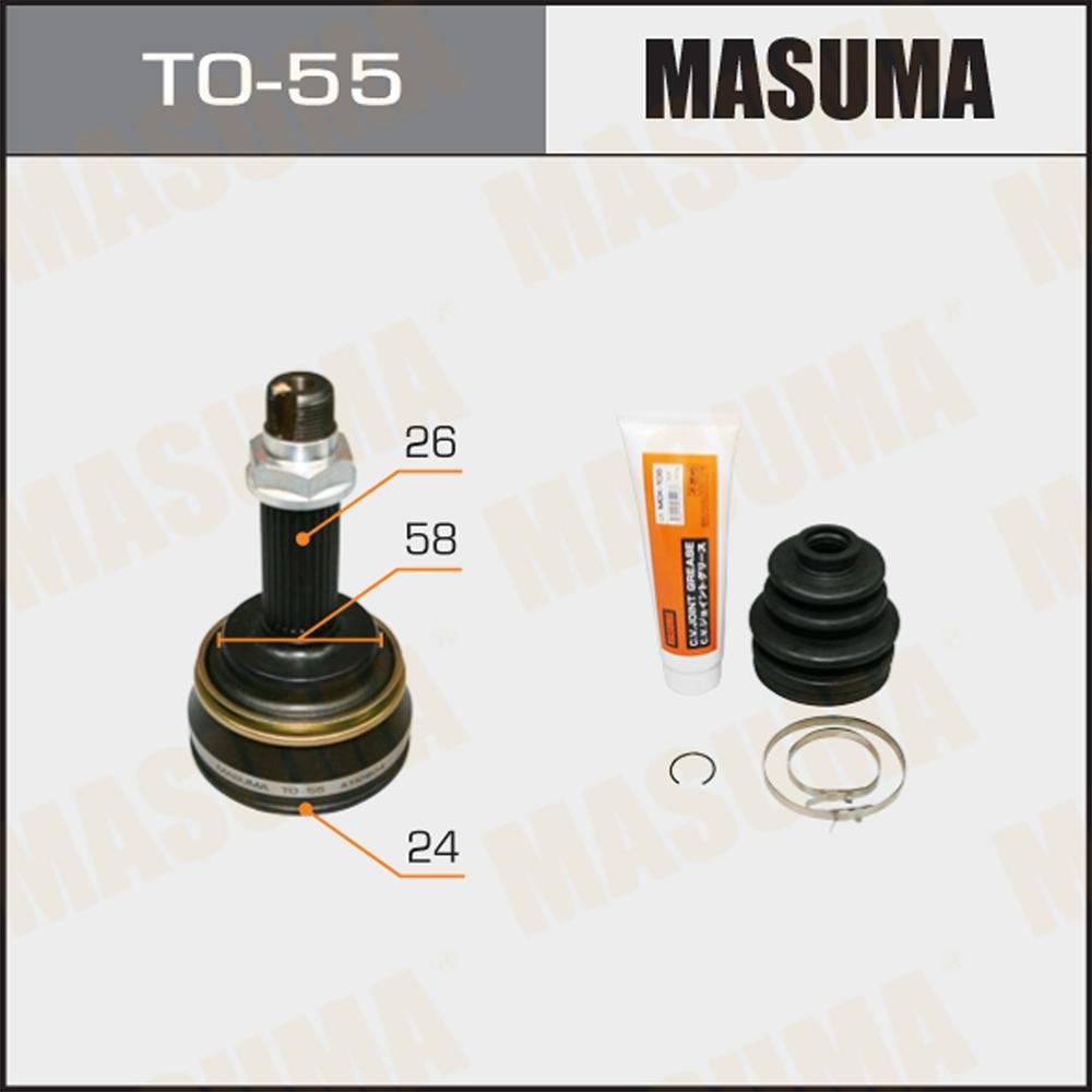 TO-55 MASUMA Universal Auto Constant Velocity C.v.joint BZB40 1BZFPE 43410-02230 43420-42090 for TOYOTA COROLLA FIELDER CE121G