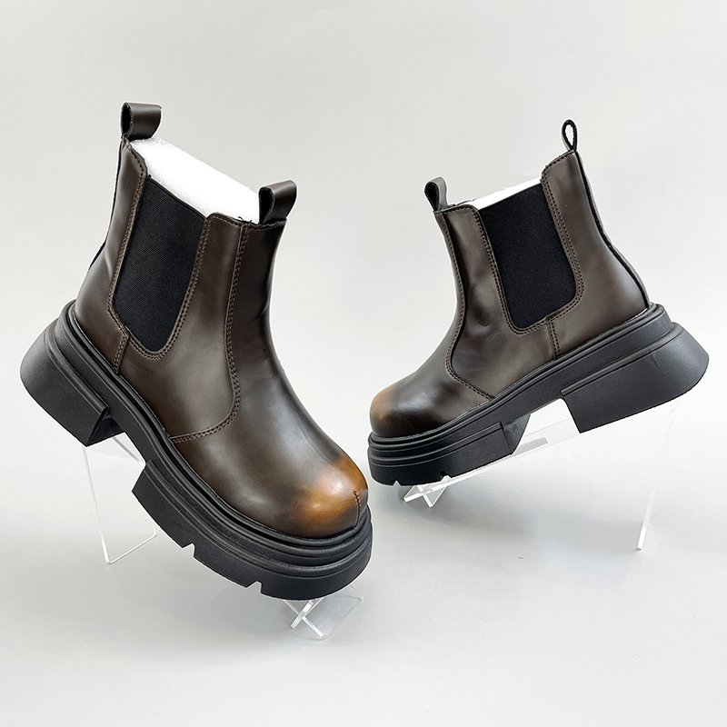 Factory Direct Sales Custom Logo Accepted Punk Boots Women's Fashion Knight Boots