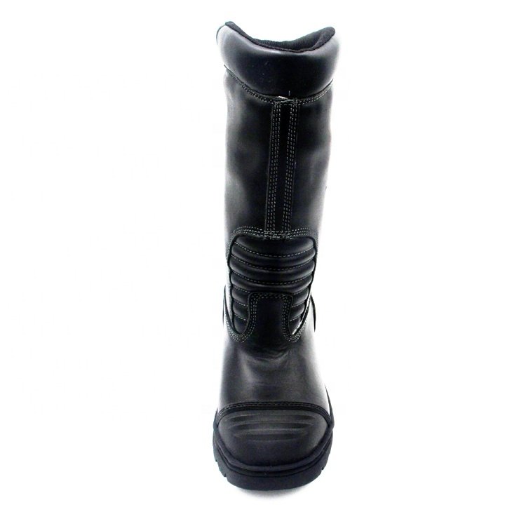 Patent Rubber Sole Water Proof Fire Resistant Firefighter Protective Boots with Anti-collision Shoe Toe