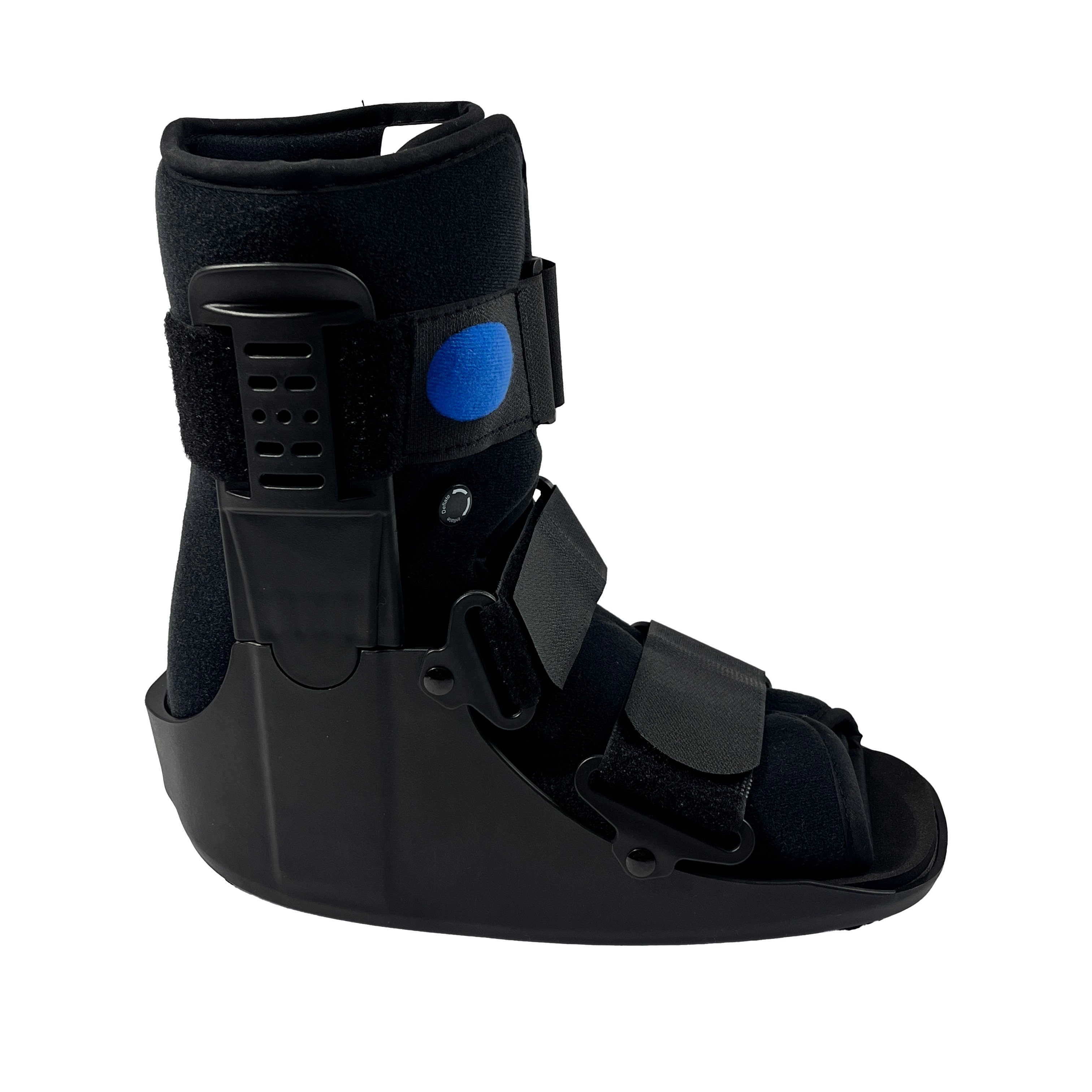Short Air Walker Walking Boot for Fracture Recovery Supports Broken Foot & Sprained Ankle Fits Left & Right Foot