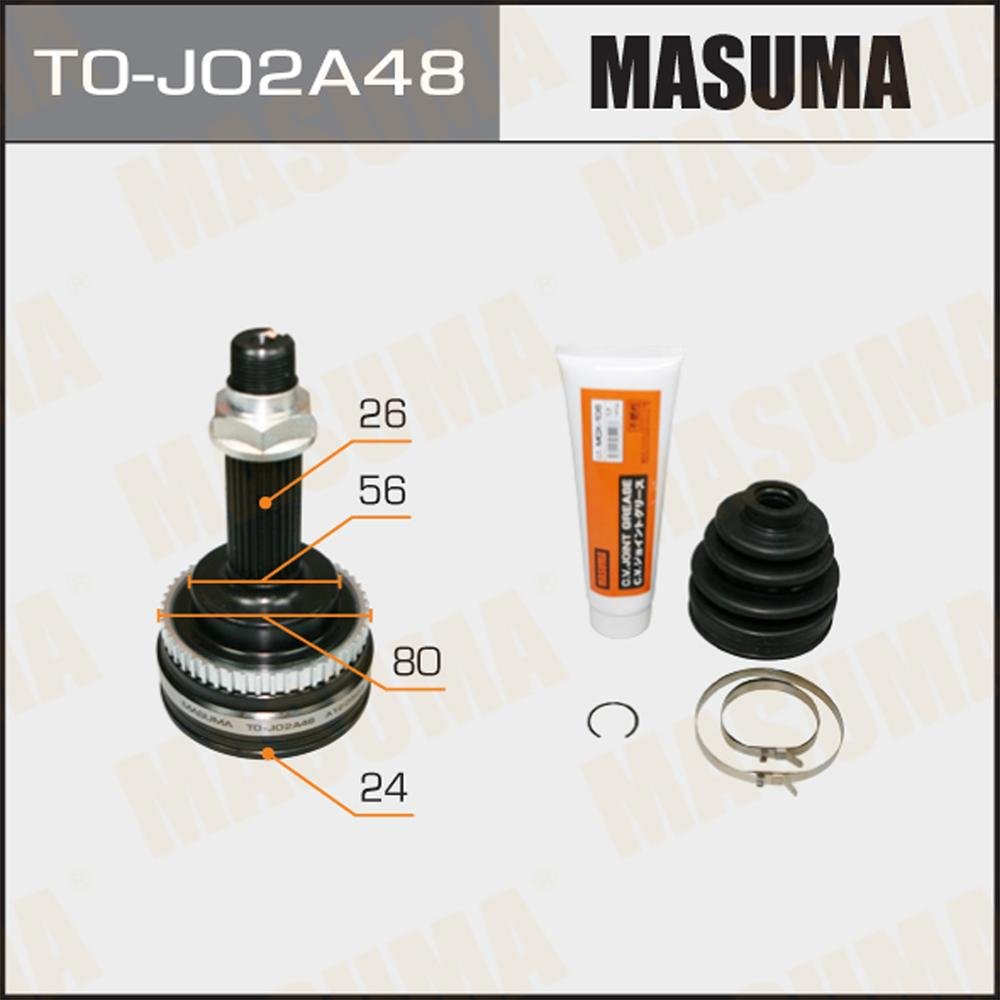TO-J02A48 MASUMA Auto Car Constant C.v. Joints Kit CM50 1C 43460-49035 43460-49035 43460-49036 43460-49038 for TOYOTA PRIUS