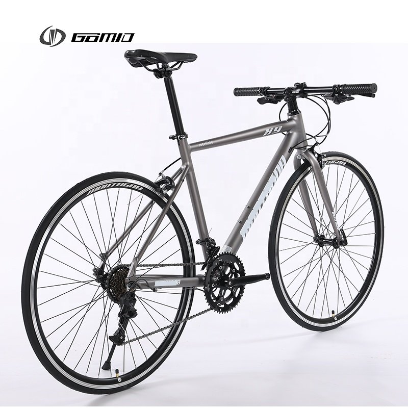 GOMID Alloy Road Bike for Man Gear Cycle Racing Bike Rim 700c Roadbike Custom Bicicletas OEM Bicycle Hybrid Bisiklet