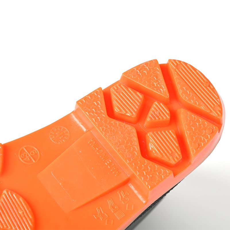 Steel Toe And Sole Safety Boots Pvc Boots Certification Pvc Safety Boots For Men