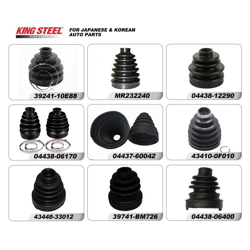 KingSteel Auto Parts Shock Absorber Boot CV Joint Boots Steering Gear Inner Dust Rubber Boot for Toyota Honda Hyundai Nissna