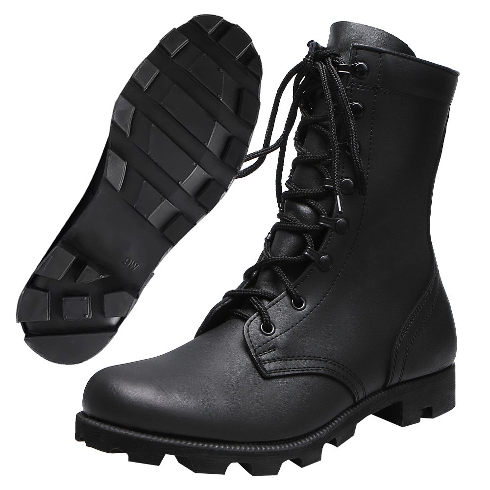 Factory Price Style High Ankle Full Leather Vulcanization Process Cow Leather Safety Boots
