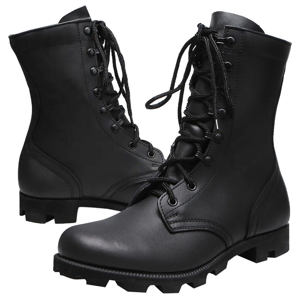 Factory Price Style High Ankle Full Leather Vulcanization Process Cow Leather Safety Boots