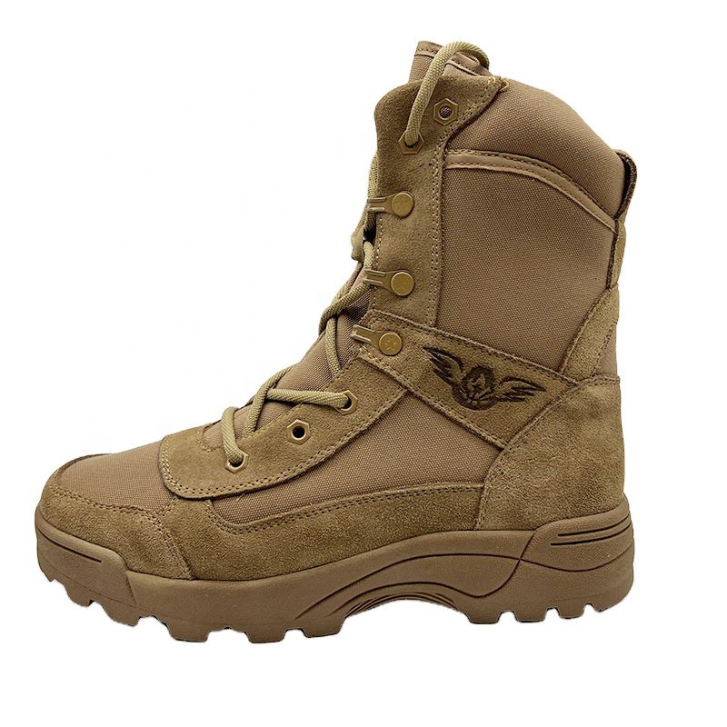 Factory Direct Sale Cow Leather High Top Boots Outdoor Sports Desert Boots Tooling Training Boots