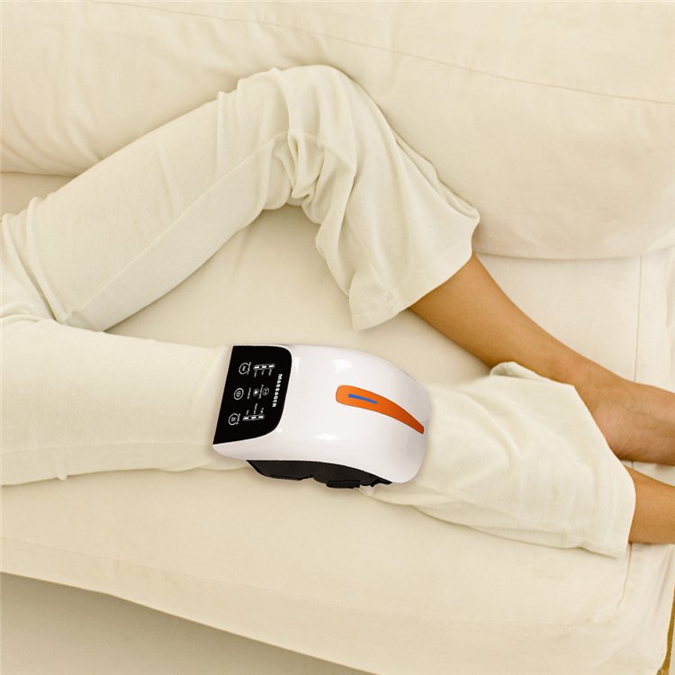 2023 New Products Rechargeable Pain Relief Lcd Touch Control Air Compression Kneading Infrared Heating Knee Massager