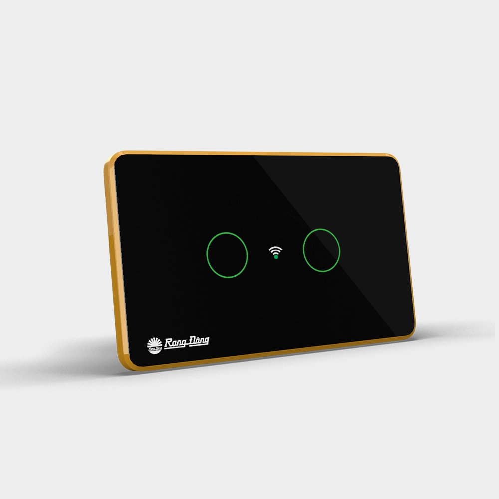 Vietnam High-tech Smart Home 2 Gang 300W Per Gang Smart Touch Switch