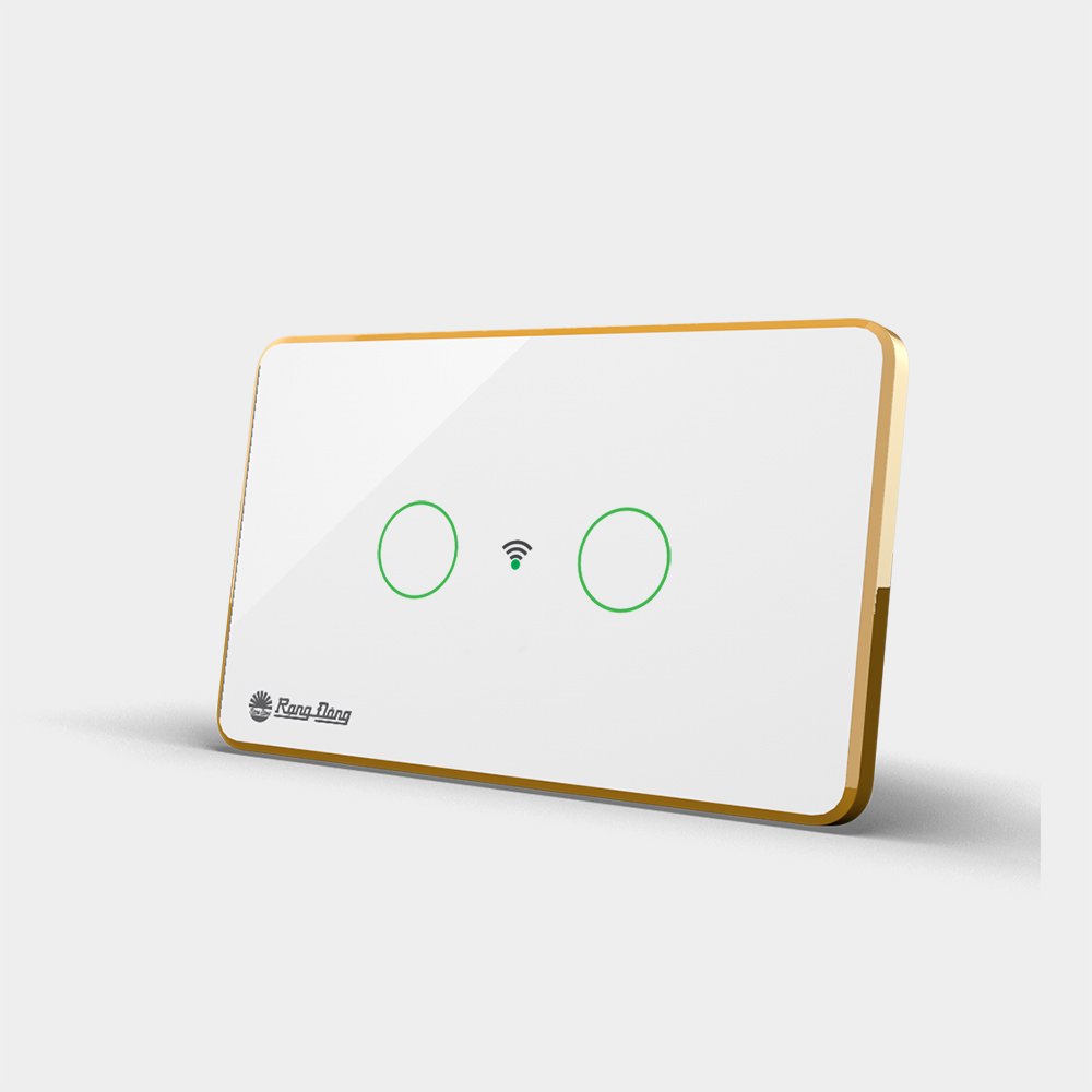 Vietnam High-tech Smart Home 2 Gang 300W Per Gang Smart Touch Switch