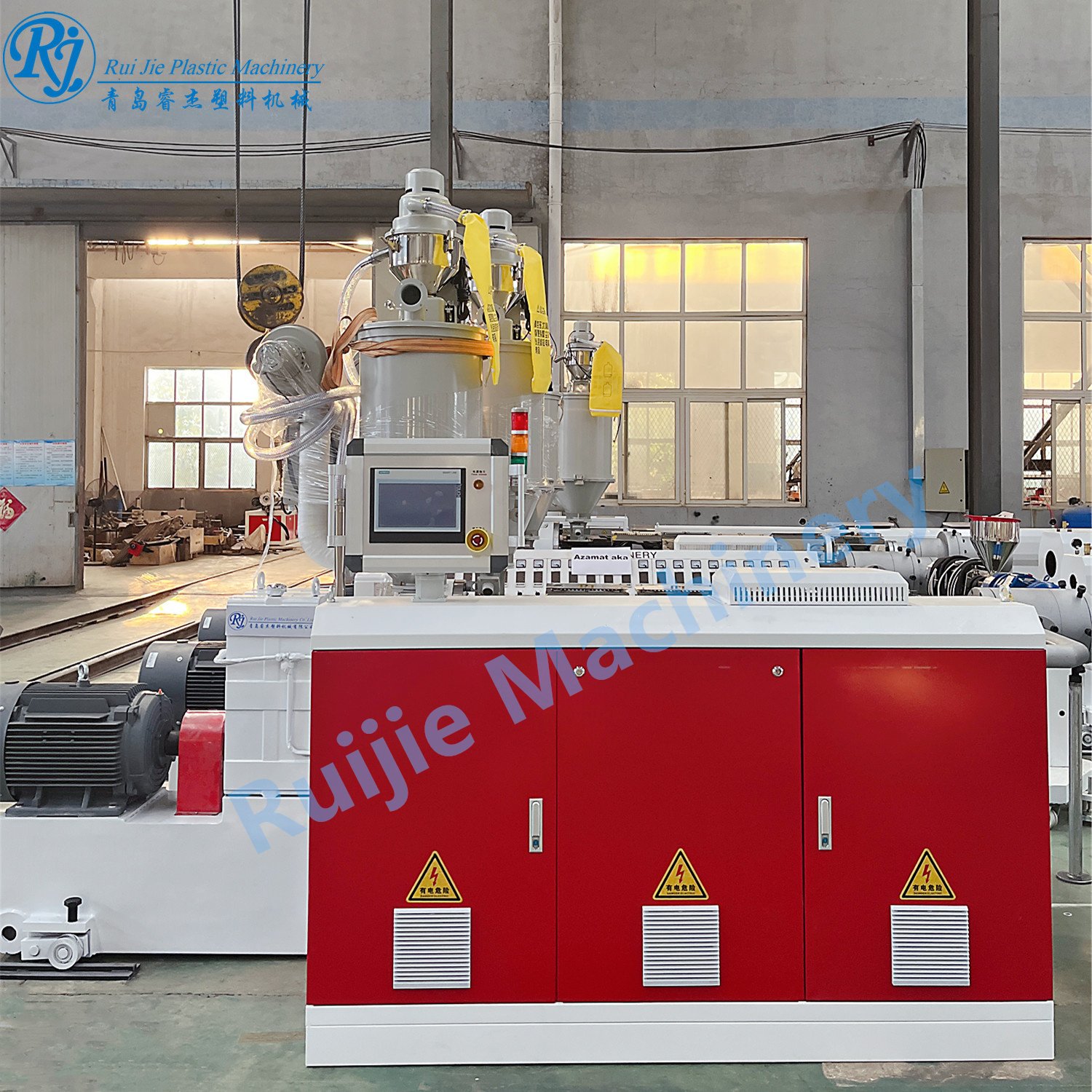 high speed PP PE PVC HDPE corrugated pipe making machine factory