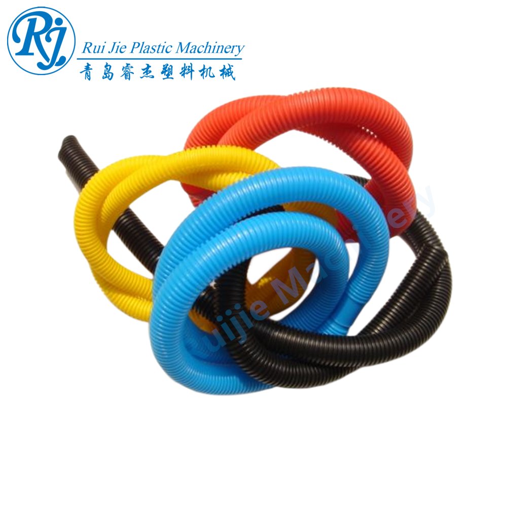 high speed PP PE PVC HDPE corrugated pipe making machine factory