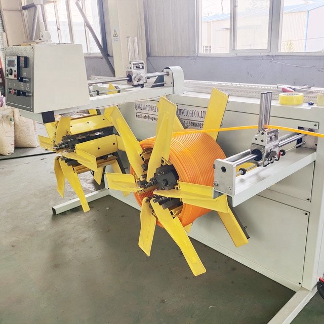 PE Orange Electric Conduit Pipe Extrusion Machine Plastic PP Pipe Production Line