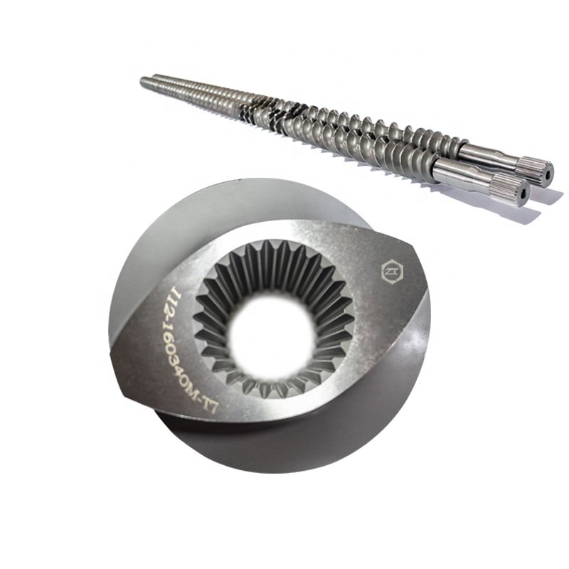 Wear Resistant Throughput 75 Twin Screw Extruder Screw Elements