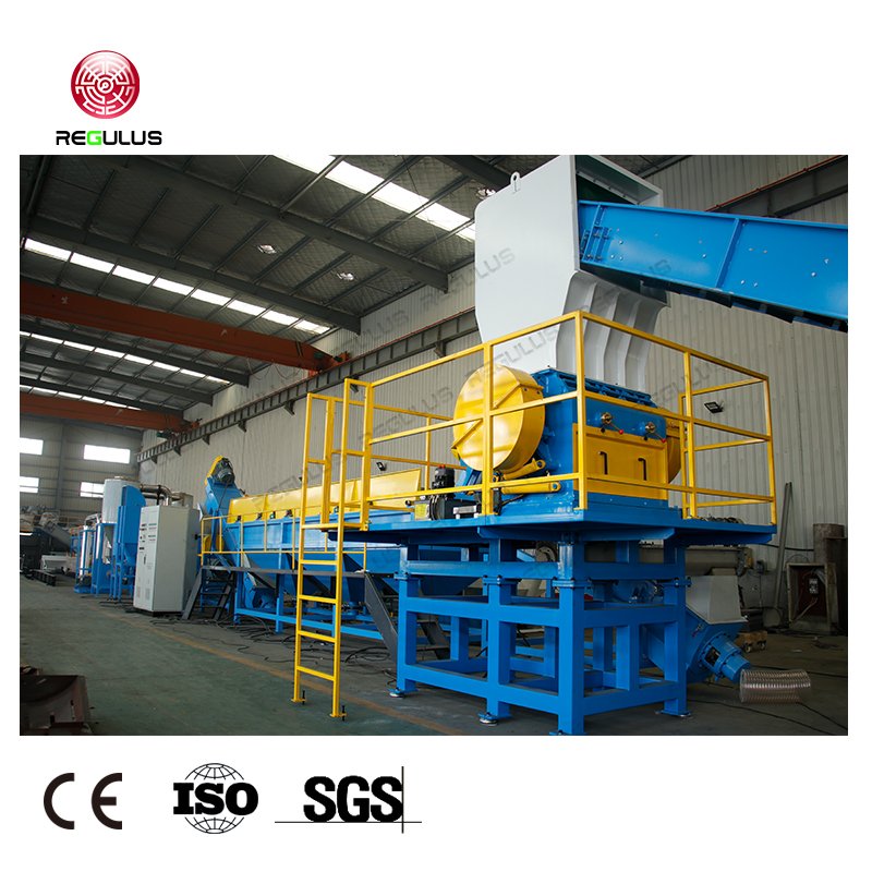 Waste PP/PE Hard Various Material Plastic Washing Drying Recycling Line