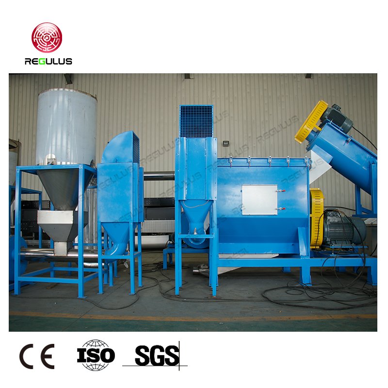 Waste PP/PE Hard Various Material Plastic Washing Drying Recycling Line