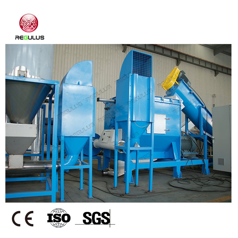 Waste PP/PE Hard Various Material Plastic Washing Drying Recycling Line