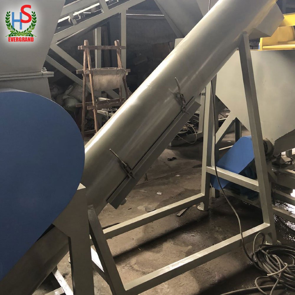Fully Automatic Plastic Waste PP PE Film Recycling Washing Machine Line With Crusher And Shredder System