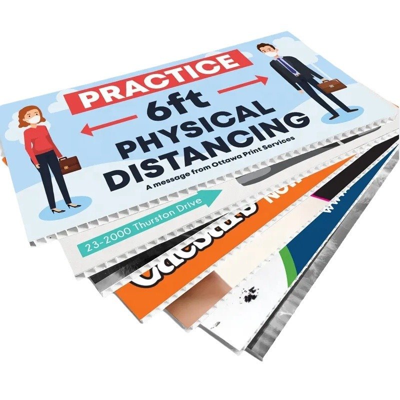 Custom Printed Wholesale Yard Signs Board Billboard Advertising Board Pp Board