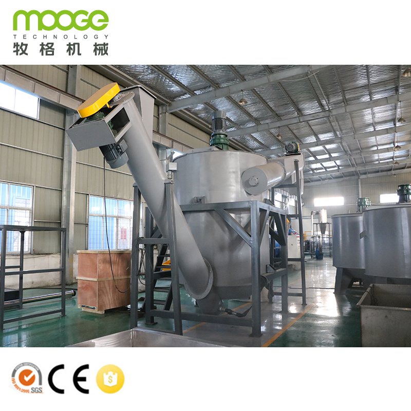Plastic Crushing Machine PP PE Film Recycling Line Shredder Machine