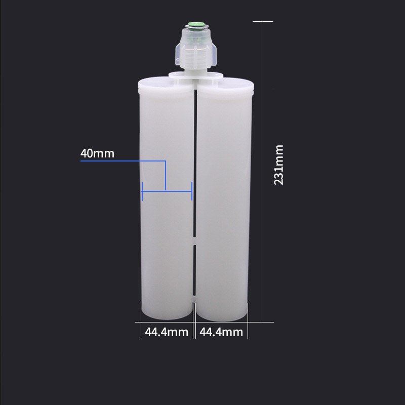 400ml 1:1 Two component Syringes barrels PP material for adhesive dispenser