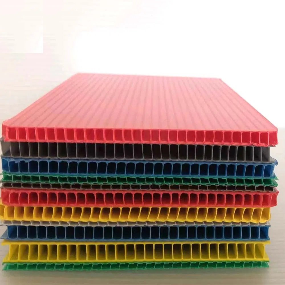Direct Factory Supply Corrugated Plastic Honeycomb Panel PP Hollow Sheet Polypropylene Twin Wall Sheet
