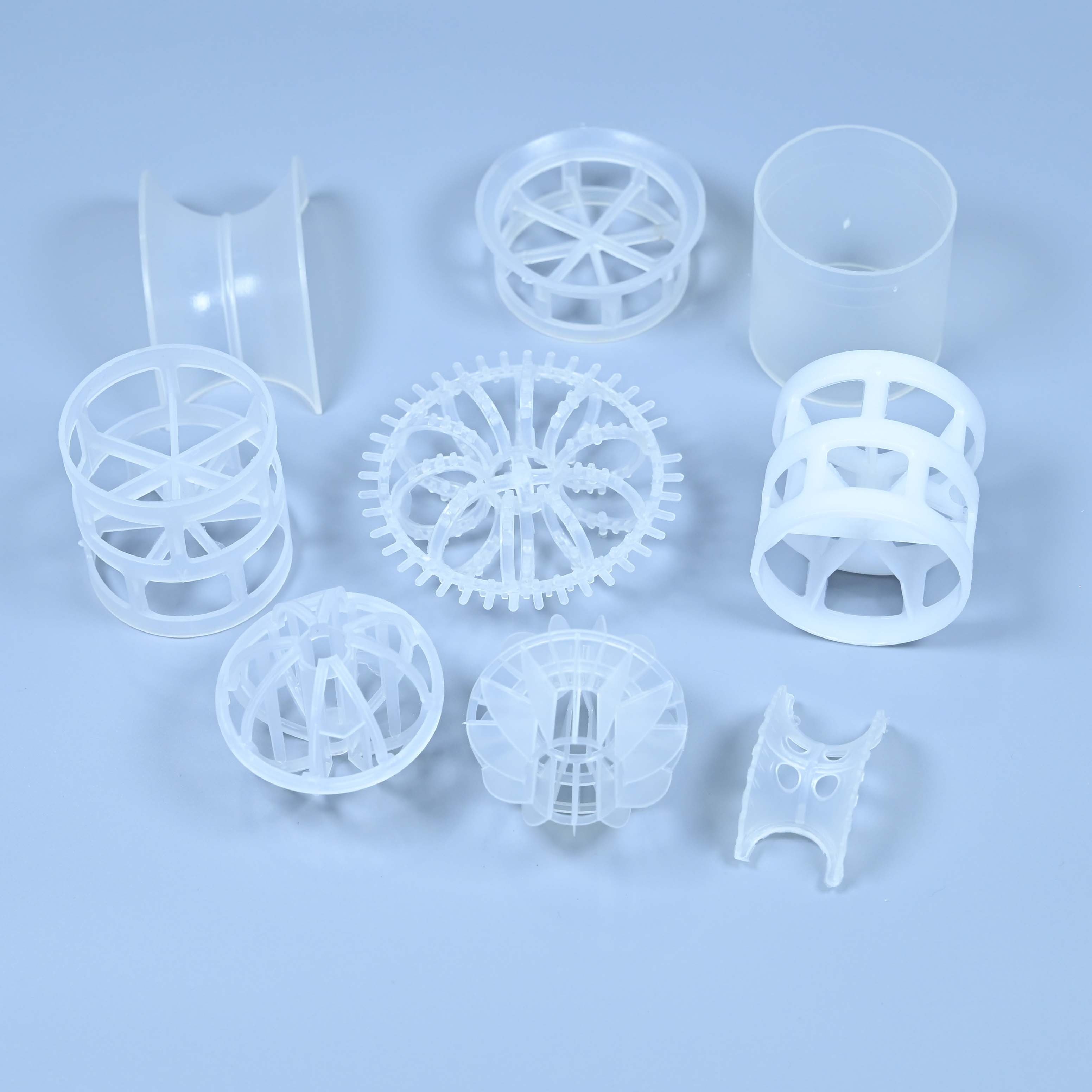 Polypropylene plastic packing pall ring 3 in pp pall ring for degasser tower