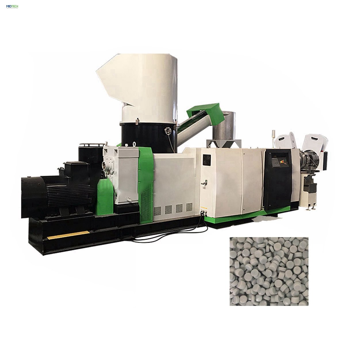 China Factory PE/PP/ABS/Pet Recycling Pelletizing Machine LDPE Film Pelletizer BOPP Film Granulator Machine