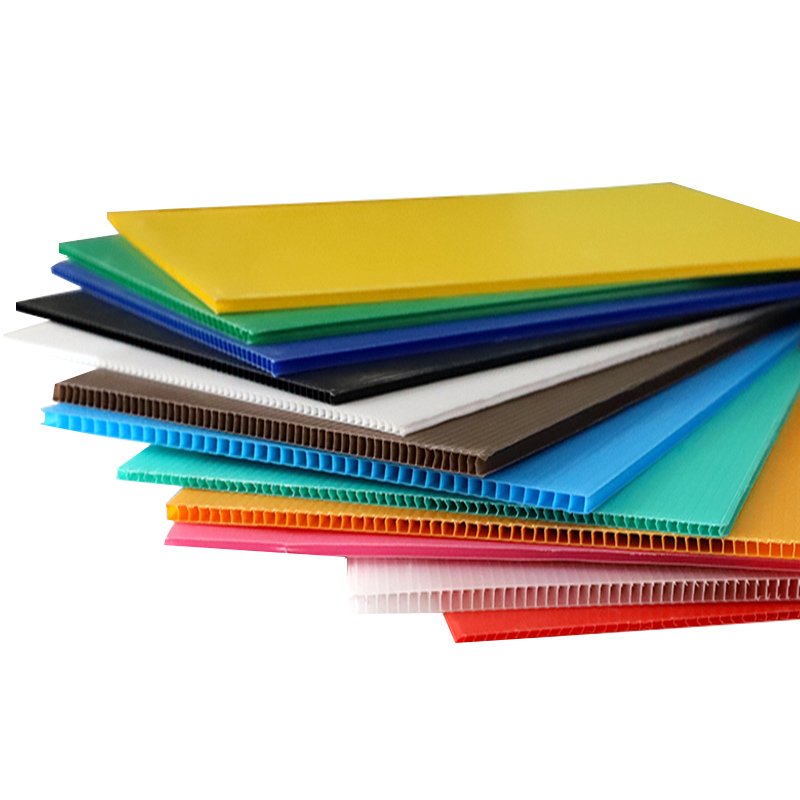 Excellent Factory Sale Welldon 3mm 5mm 10mm Colored Blue PP Polypropylene Coroplast Plastic Sheet