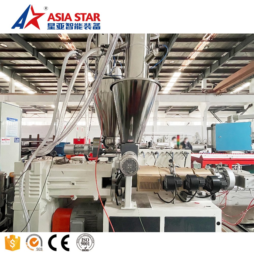 Asia star SPC floor production line PP Hollow Sheet Production Extrusion Line