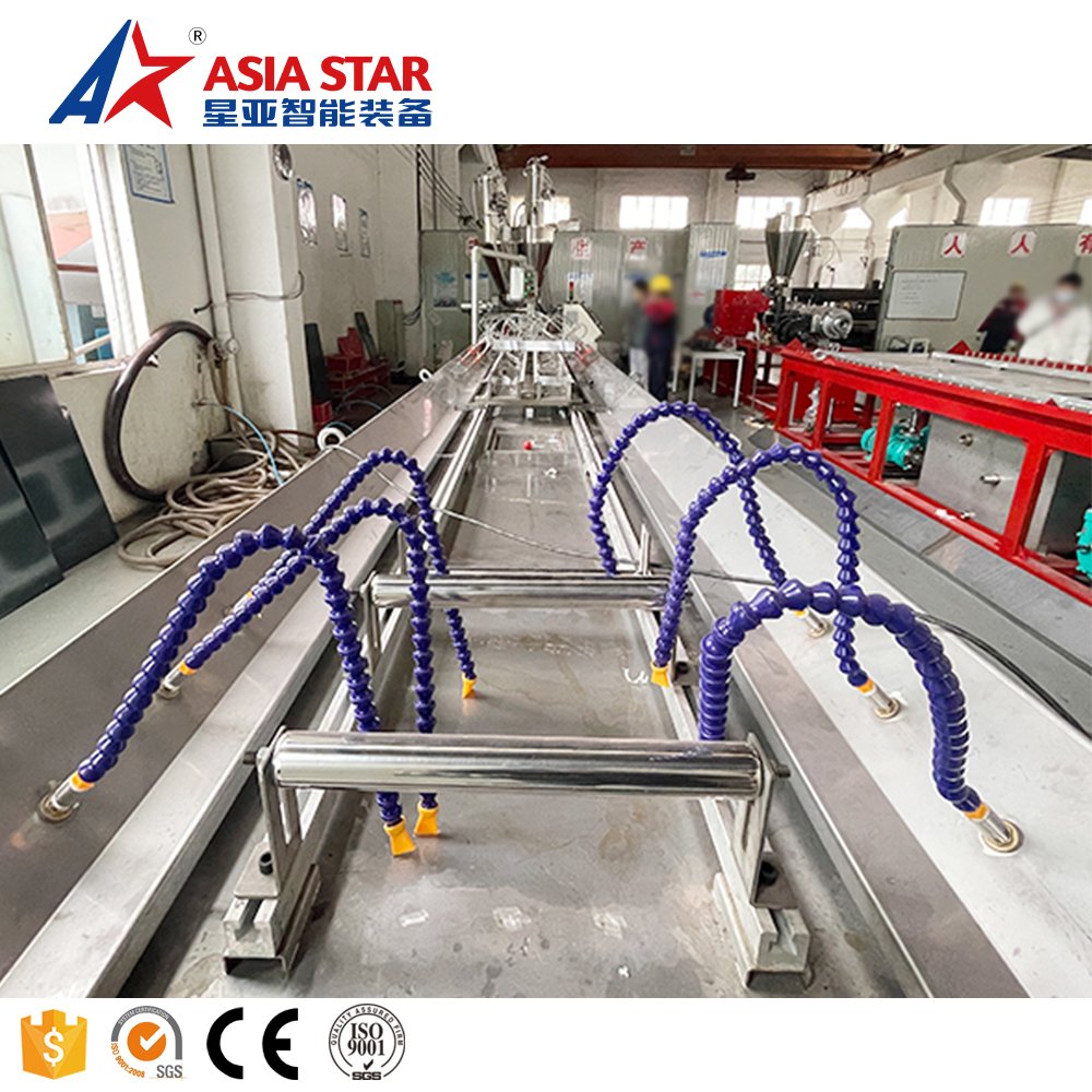 Asia star SPC floor production line PP Hollow Sheet Production Extrusion Line