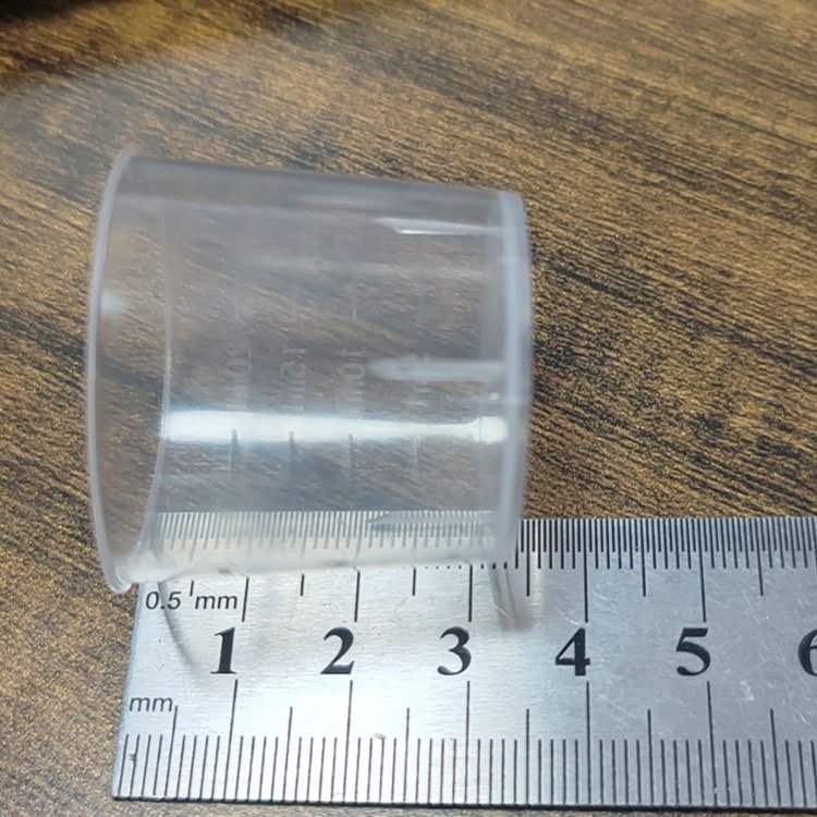 pp clear 20ml measuring cup Support printing logo