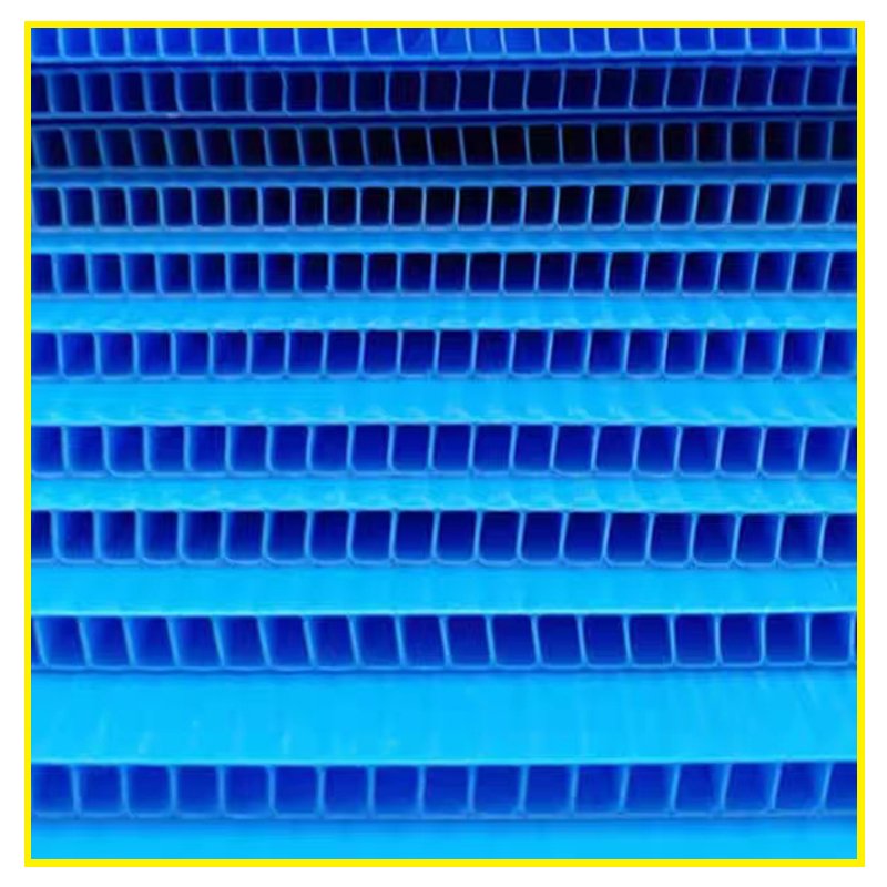 Custom size pp hollow sheet coroplast corflute sheet for floor protection & advertising printing