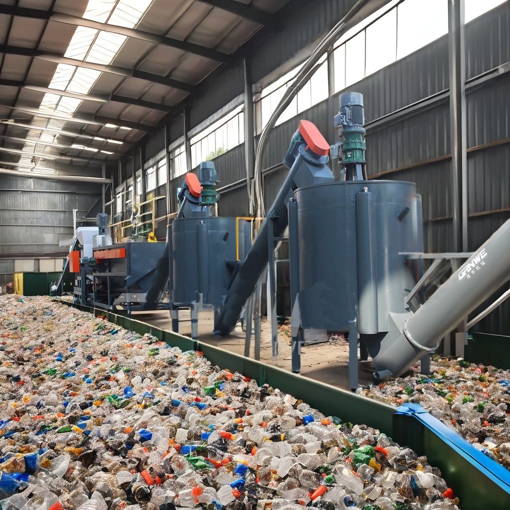 Medical Infusion PP Bottle Bag Recycling Washing Plant Manufacturing Construction Industries Label Separator Gearbox Core