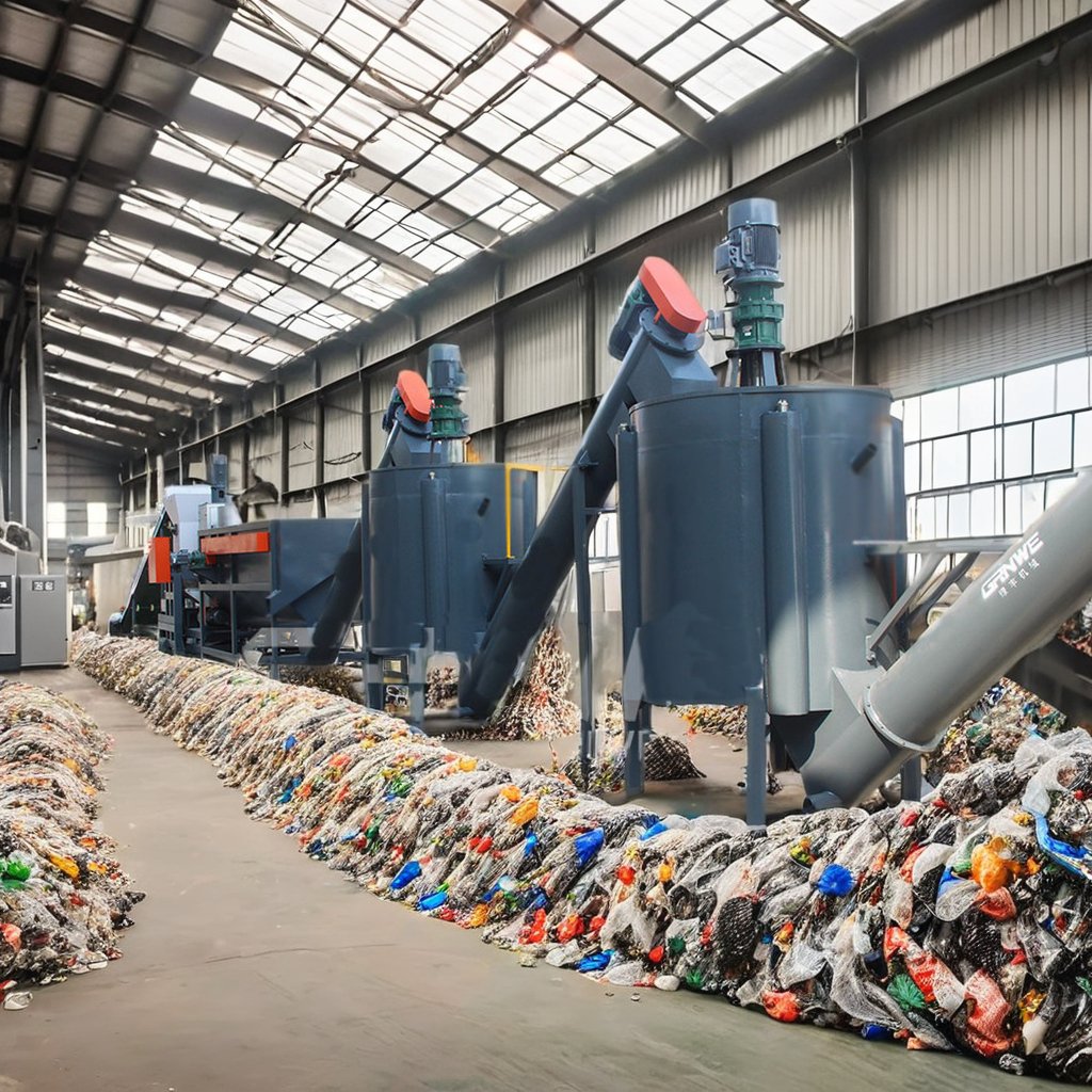 Medical Infusion PP Bottle Bag Recycling Washing Plant Manufacturing Construction Industries Label Separator Gearbox Core