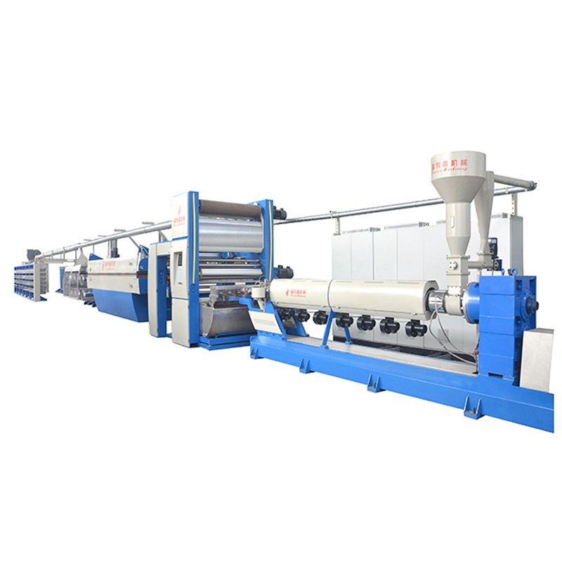 used second hand PP flat yarn extruding machine