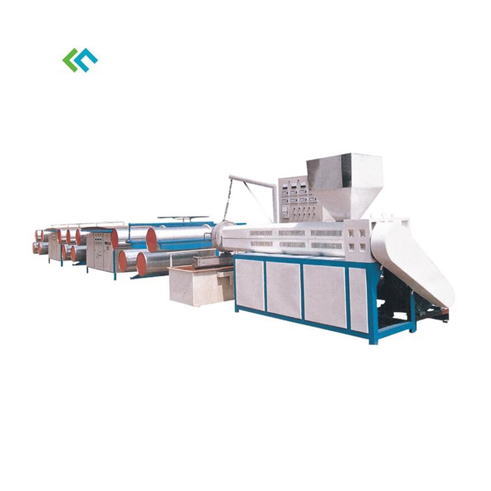 used second hand PP flat yarn extruding machine
