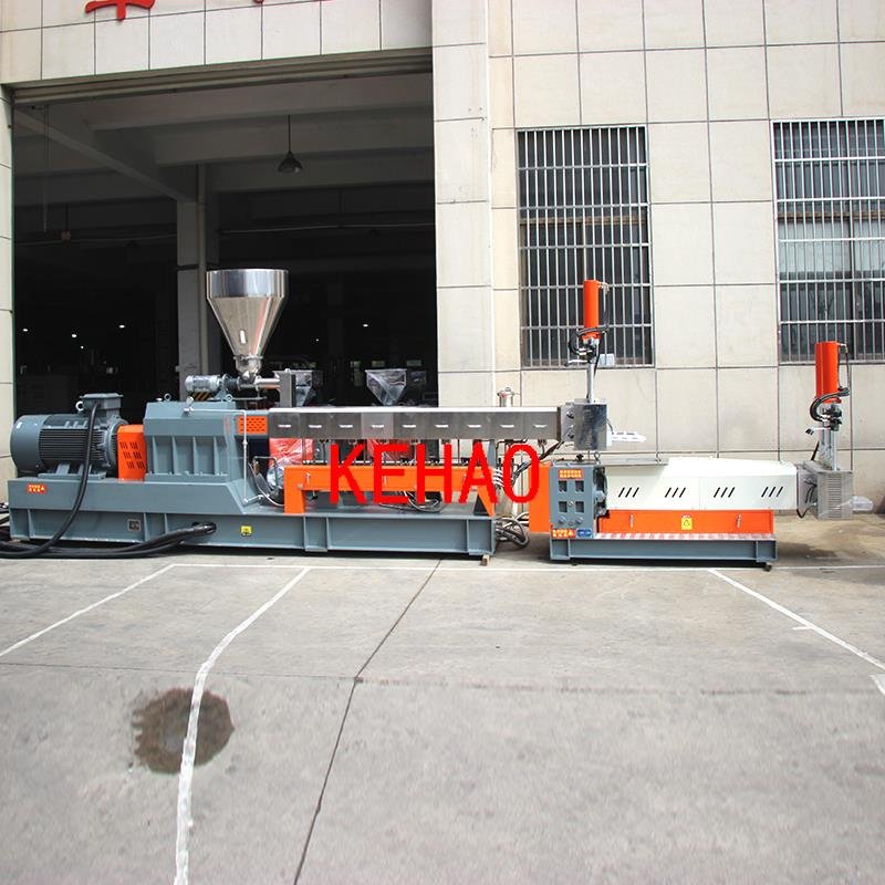 Manufacturer Waste Plastic Recycling Double Twin Double Screw ABS PP PS Pelletizing Granules making Granulator