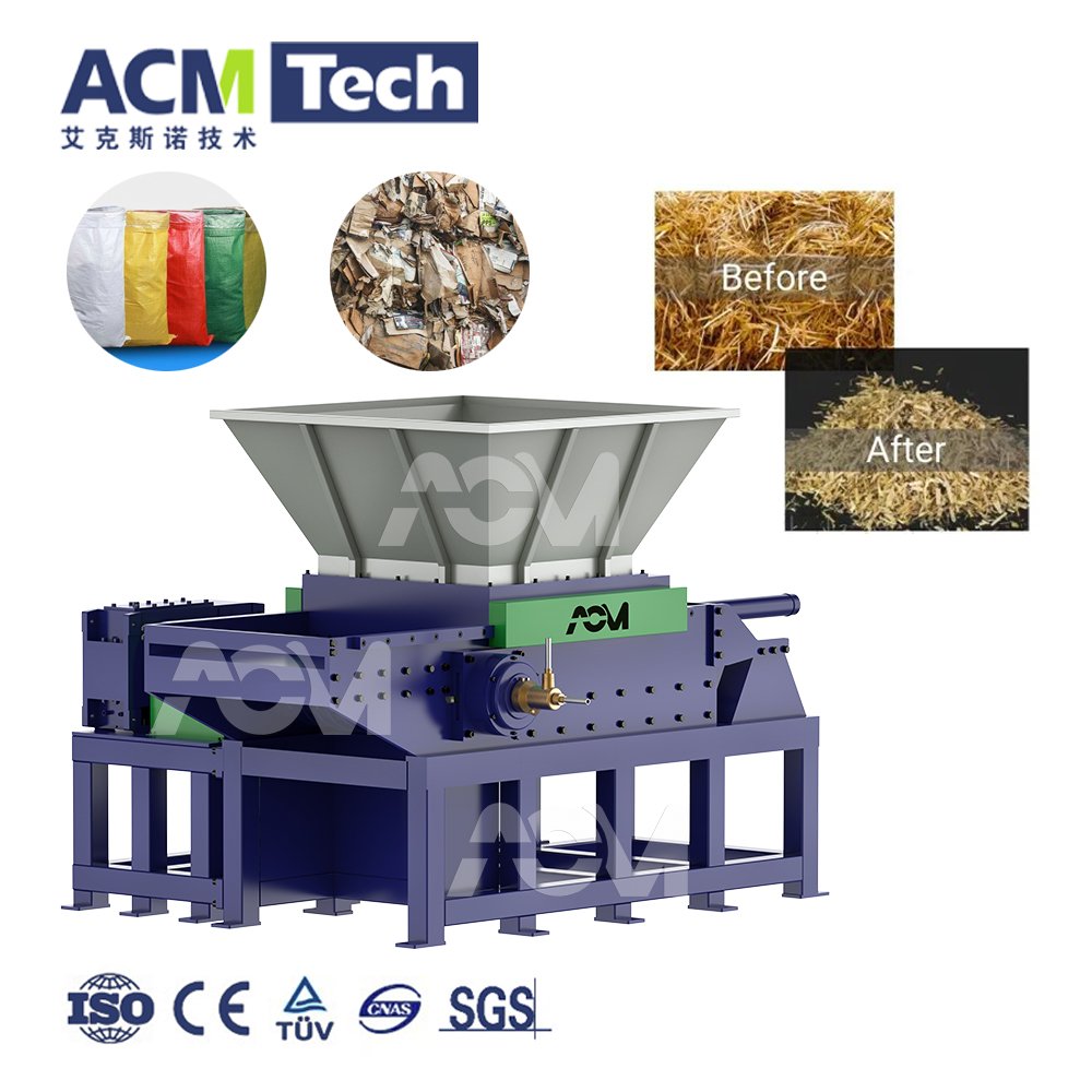 High Output Automatic Single Shaft Shredder And Crusher
