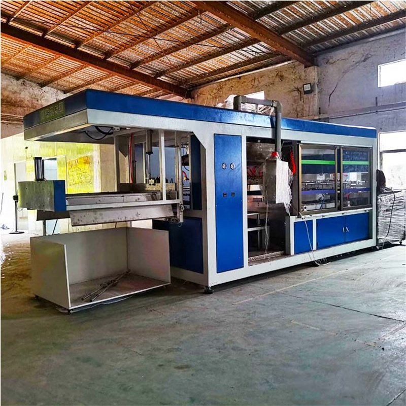 Full Automatic Egg Thermoforming Plastic Vacuum Forming Machines Fast Food Tray Box Food Container PS ABS PVC PE Plastic Blister