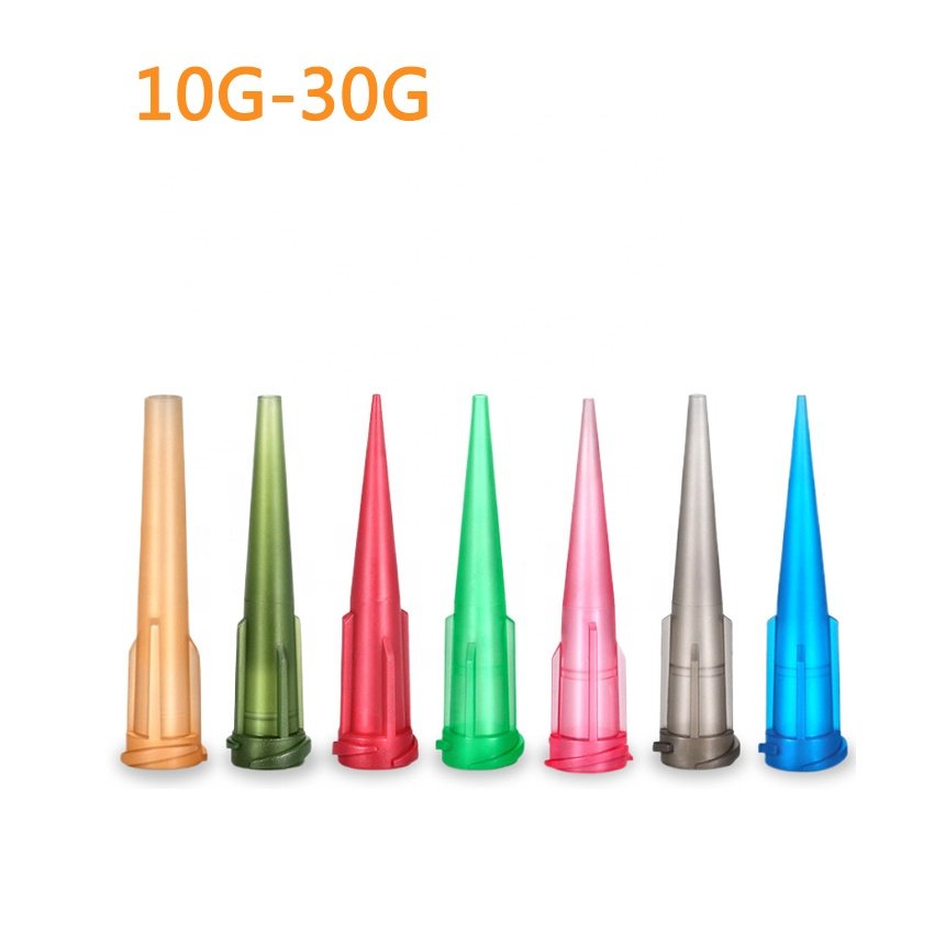 Wholesale Industry glue dispensing plastic needle 10G-30Gauge TT tapered machine syringe barrel needles tips