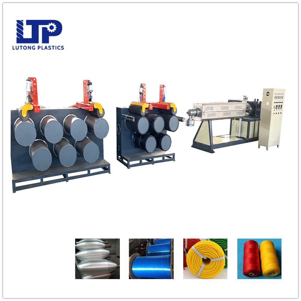 PET PP PE Monofilament fiber extruder machine / plastic filament yarn extrusion line