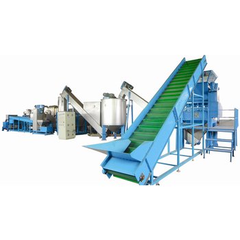 NEW crushing waste flake machine film pet bottle plastic recycling automatic pp pe washing line