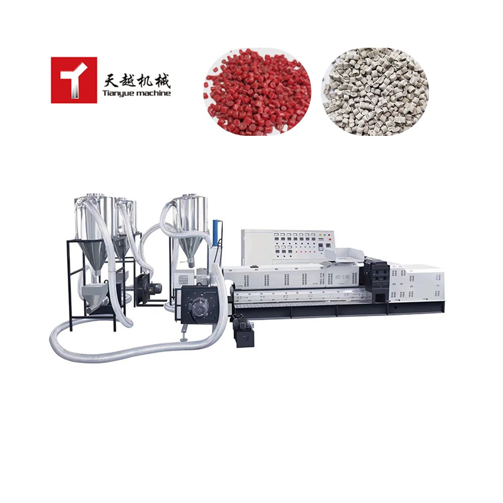 TIANYUE Factory Price Plastic Pp Pe Pet Granulator Recycle Pellet Machine Manufacturer Pelletizing Machine