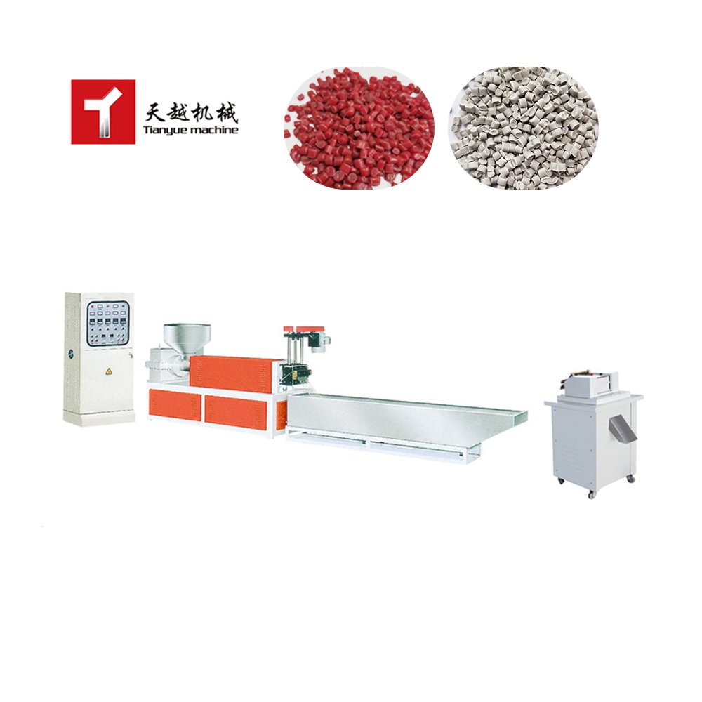 TIANYUE Factory Price Plastic Pp Pe Pet Granulator Recycle Pellet Machine Manufacturer Pelletizing Machine
